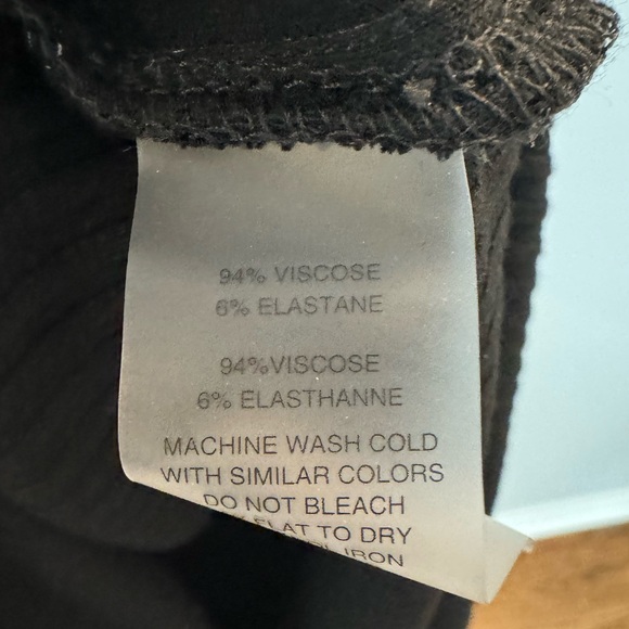 David Lerner Turtleneck Black Ribbed Sleeveless Dress Women's Large - Picture 9 of 11